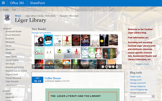 Library Blog graphic
